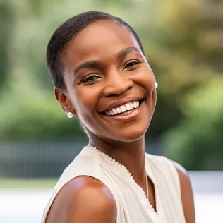 Smiling patient at Sweet Spot Smiles